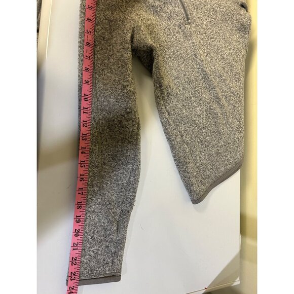 Patagonia better sweater grey fleece pullover 1/4 zip jacket women's small - Picture 8 of 8